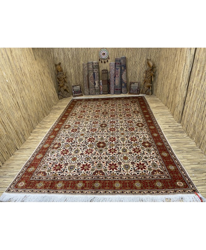 Turkish Hereke Handmade Original Wool on Cotton Carpet – FREE SHIPPING..!